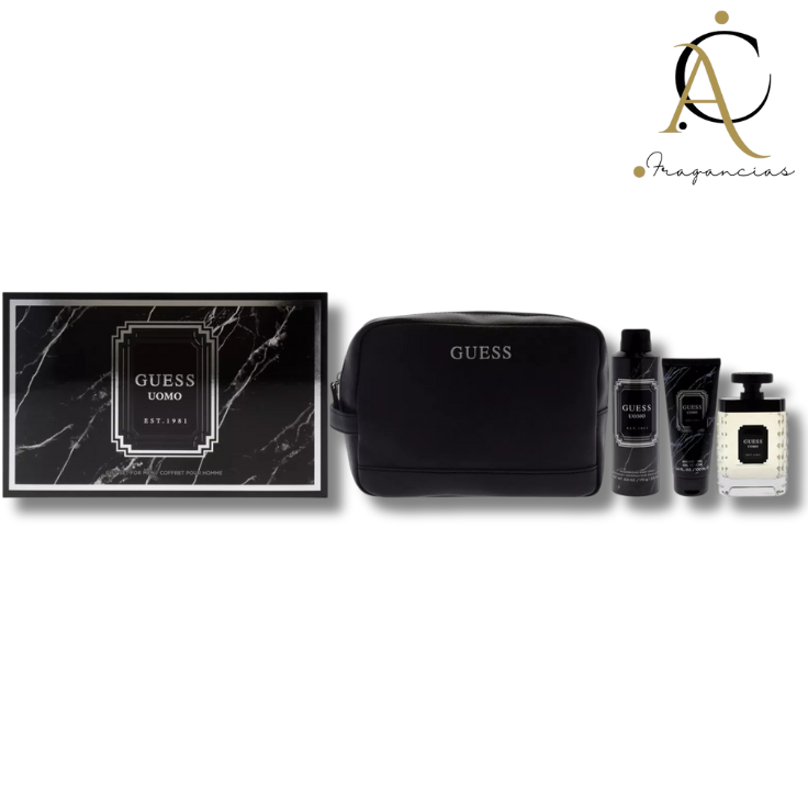 ESTUCHE GUESS UOMO 4 PIEZAS